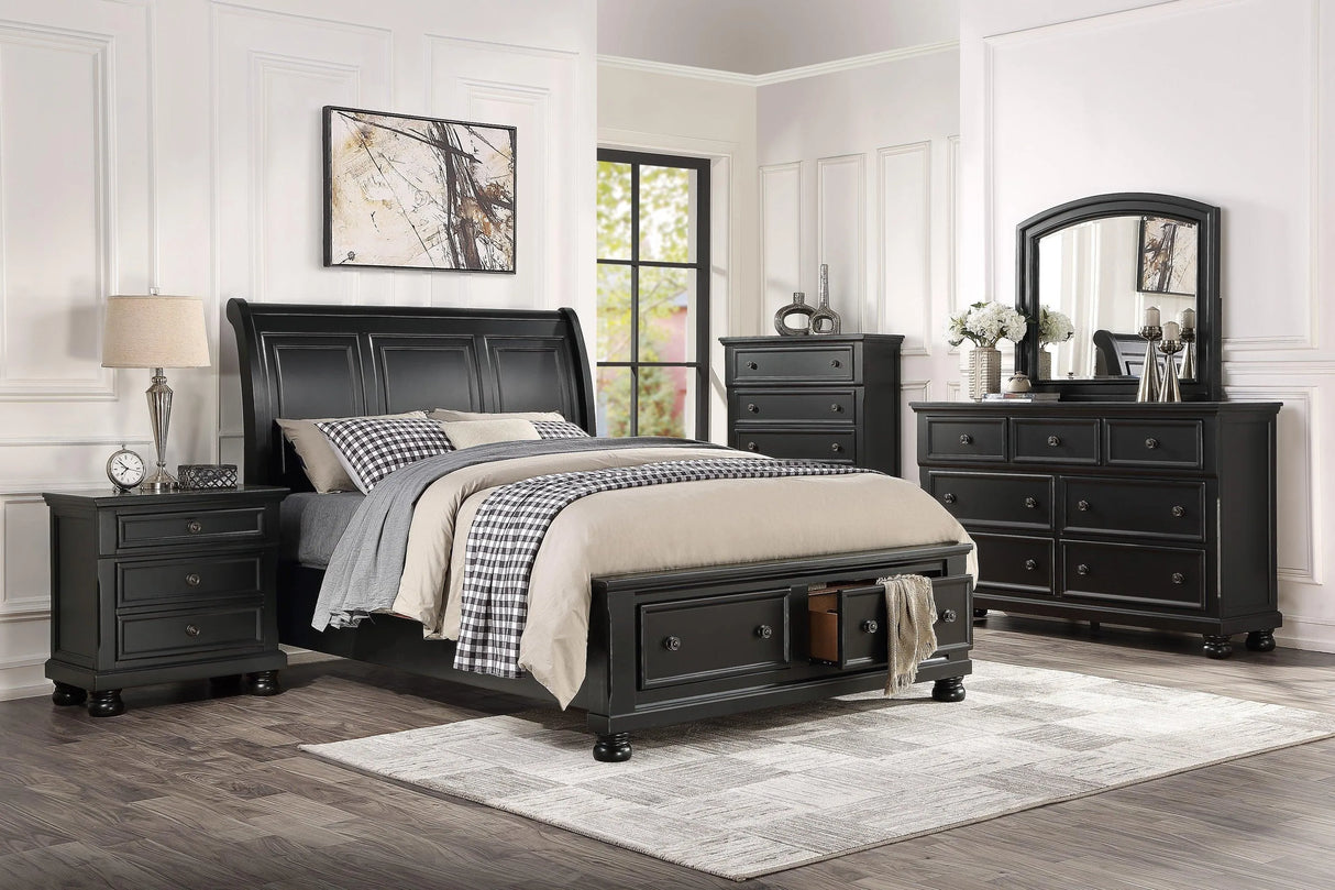 Laurelin Black Dresser by Homelegance at Eve Furniture