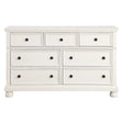 Laurelin White Dresser by Homelegance at Eve Furniture