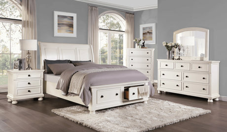 Laurelin White Dresser by Homelegance at Eve Furniture