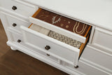 Laurelin White Sleigh Storage Platform Bedroom Set by Homelegance at Eve Furniture