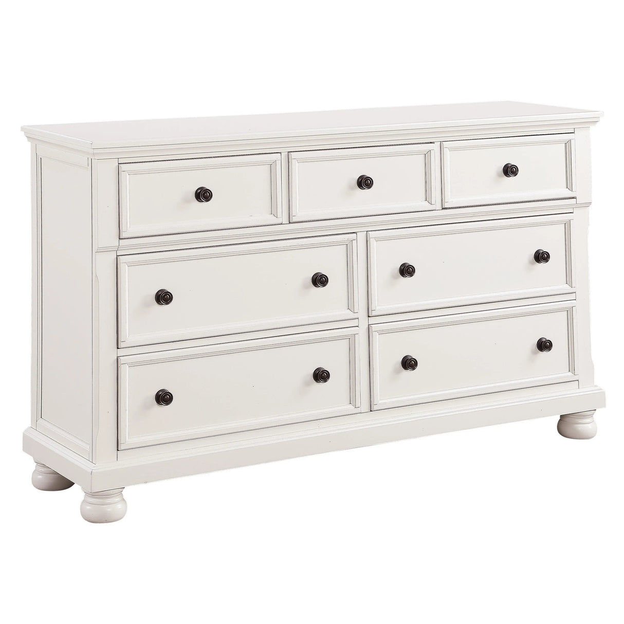 Laurelin White Sleigh Storage Platform Bedroom Set by Homelegance at Eve Furniture