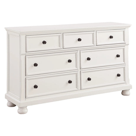 Laurelin White Sleigh Storage Platform Bedroom Set by Homelegance at Eve Furniture