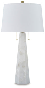 Laurellen White Table Lamp by Ashley at Eve Furniture
