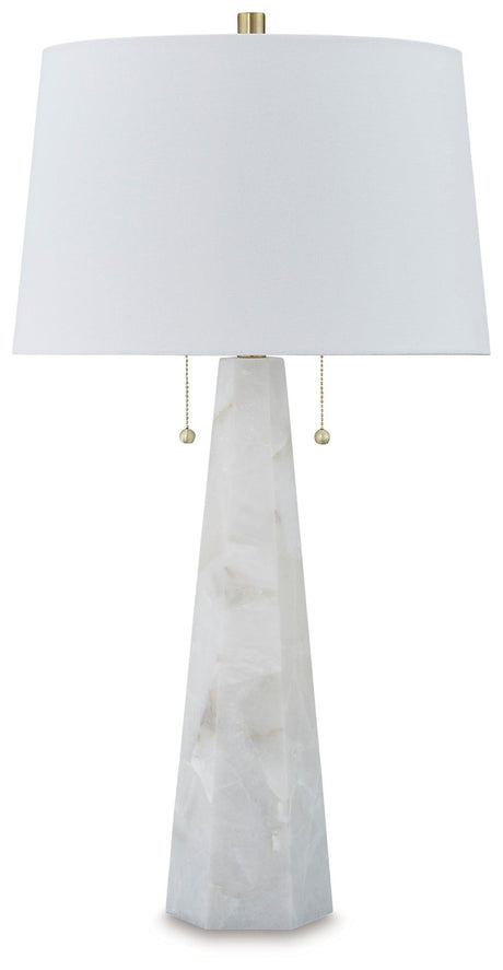 Laurellen White Table Lamp by Ashley at Eve Furniture