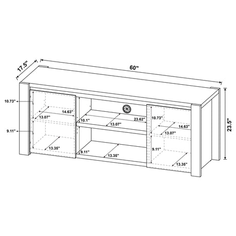 Laurelton Light Oak 3-Piece Entertainment Center TV Stand by Coaster at Eve Furniture