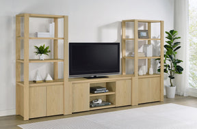 Laurelton Light Oak 3-Piece Entertainment Center TV Stand by Coaster at Eve Furniture