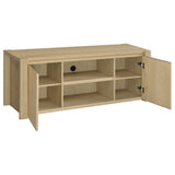 Laurelton Light Oak 60-inch 2-Door TV Stand Media Console by Coaster at Eve Furniture
