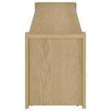 Laurelton Light Oak 60-inch 2-Door TV Stand Media Console by Coaster at Eve Furniture