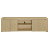 Laurelton Light Oak 78-inch 4-door TV Stand Media Console by Coaster at Eve Furniture