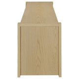 Laurelton Light Oak 78-inch 4-door TV Stand Media Console by Coaster at Eve Furniture