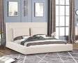 Lauren Beige King Platform Bed by Happy Homes at Eve Furniture