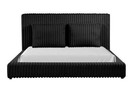 Lauren Black King Platform Bed by Happy Homes at Eve Furniture