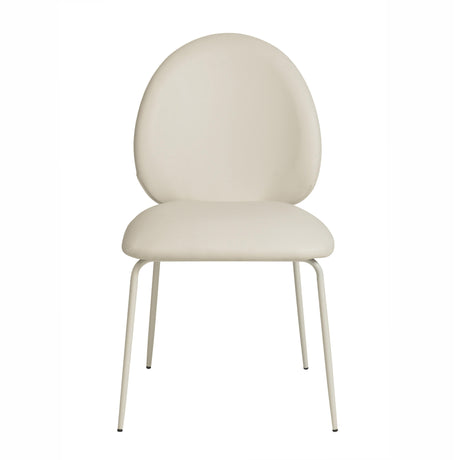 Lauren Performance Vegan Leather Kitchen Chairs - Set of 2 by TOV Furniture at Eve Furniture