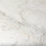 Laurent Marble Top Gold Metal Base Dining Table by Mercana at Eve Furniture