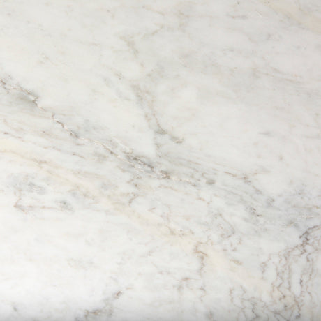 Laurent Marble Top Gold Metal Base Dining Table by Mercana at Eve Furniture