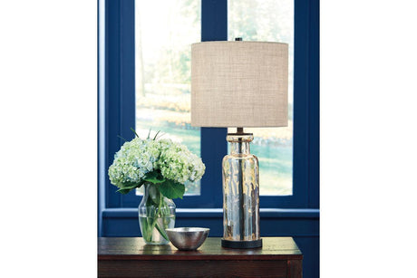 Laurentia Champagne Table Lamp by Ashley at Eve Furniture