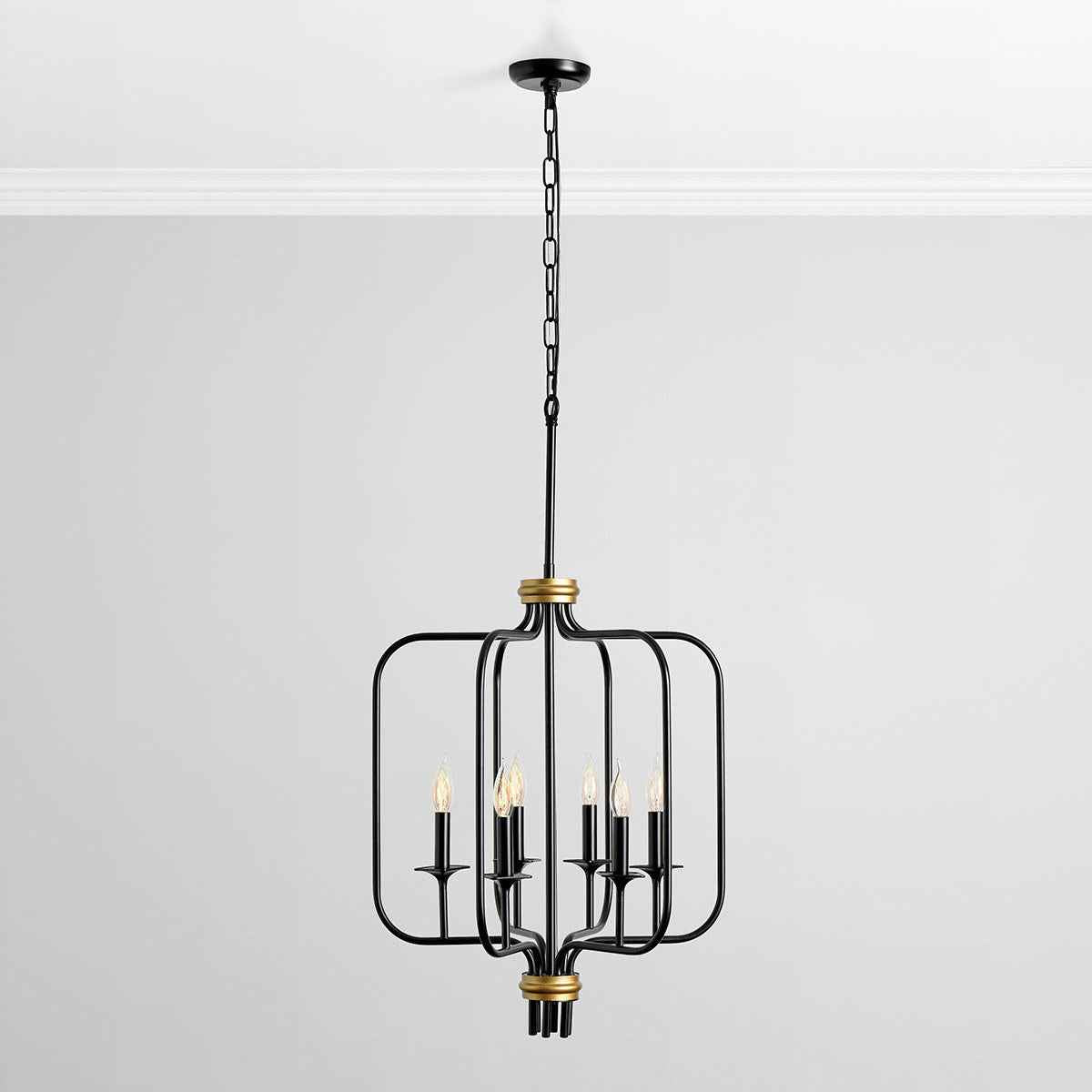 Laurie Black Chandelier by Classic Home at Eve Furniture