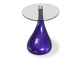 Lava Accent Table in Purple by Manhattan Comfort at Eve Furniture