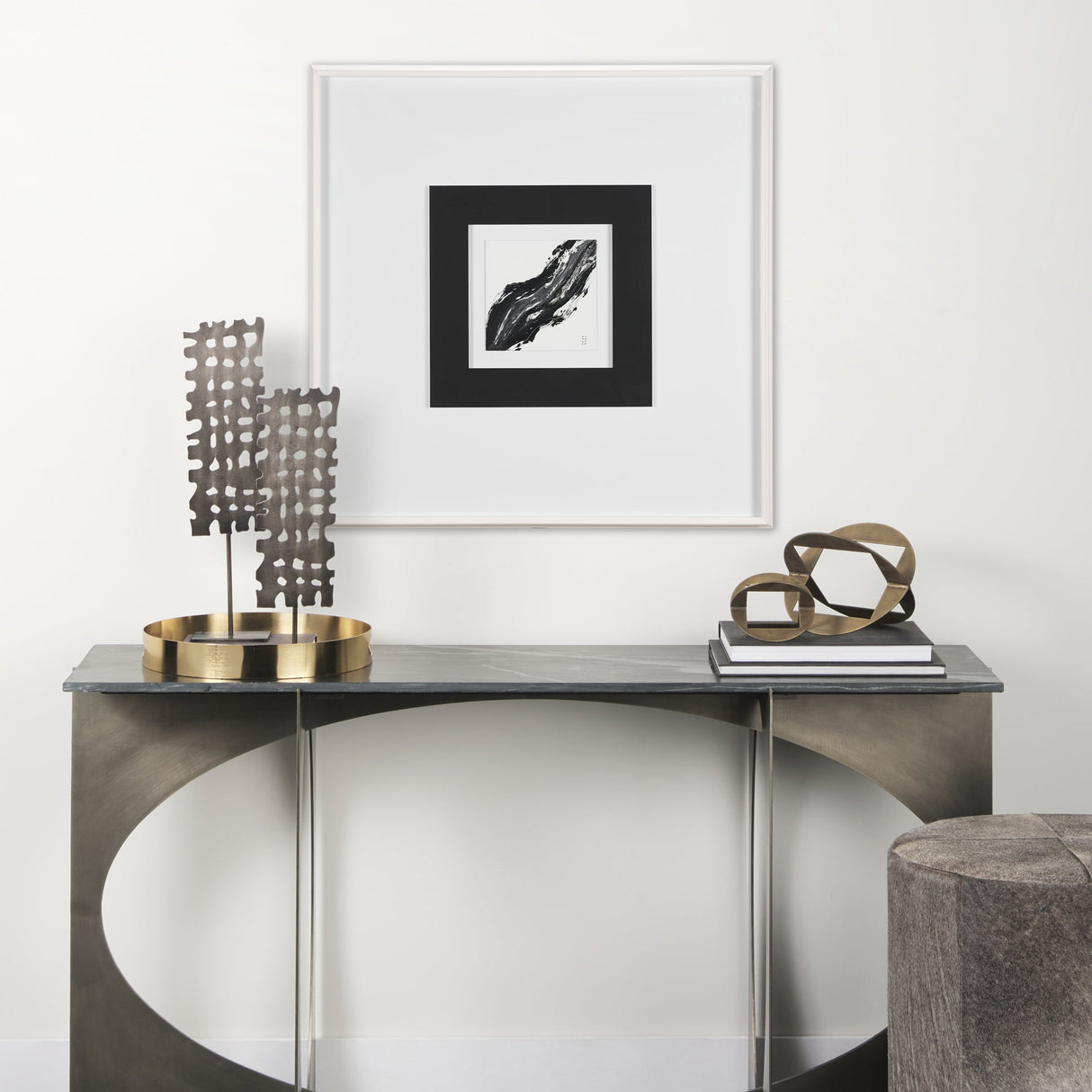 Lava Flow II by Studio M a handmade Original Framed Artwork under Glass by Mercana at Eve Furniture