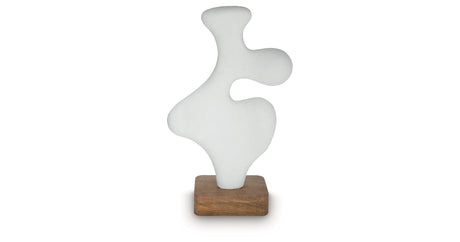 Lavarsen White/Brown Sculpture by Ashley at Eve Furniture