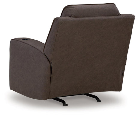 Lavenhorne Granite Manual Rocker Recliner by Ashley at Eve Furniture