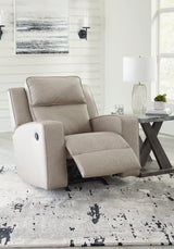 Lavenhorne Pebble Manual Recliner by Ashley at Eve Furniture