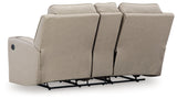 Lavenhorne Pebble Reclining Loveseat with Console