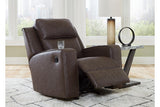 Lavenhorne Umber Reclining Sofa, Loveseat and Recliner by Ashley at Eve Furniture