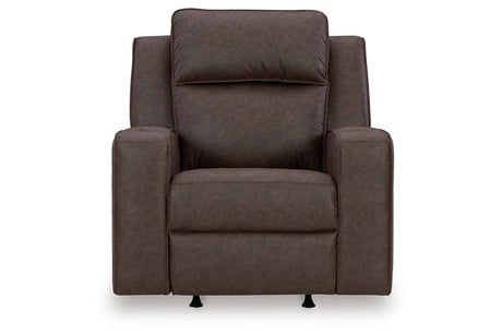 Lavenhorne Umber Reclining Sofa, Loveseat and Recliner by Ashley at Eve Furniture
