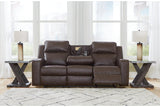 Lavenhorne Umber Reclining Sofa, Loveseat and Recliner by Ashley at Eve Furniture