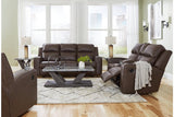 Lavenhorne Umber Reclining Sofa, Loveseat and Recliner by Ashley at Eve Furniture