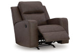 Lavenhorne Umber Reclining Sofa, Loveseat and Recliner by Ashley at Eve Furniture