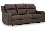 Lavenhorne Umber Reclining Sofa, Loveseat and Recliner by Ashley at Eve Furniture
