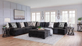 Lavernett Charcoal 4-Piece Sectional by Ashley at Eve Furniture