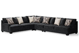 Lavernett Charcoal 4-Piece Sectional by Ashley at Eve Furniture