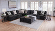 Lavernett Charcoal 4-Piece Sectional by Ashley at Eve Furniture