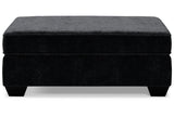 Lavernett Charcoal Oversized Accent Ottoman by Ashley at Eve Furniture