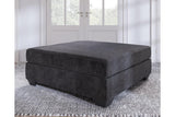 Lavernett Charcoal Oversized Accent Ottoman by Ashley at Eve Furniture