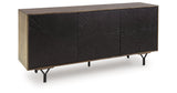 Lavinmont Multi Brown Accent Cabinet by ASHLEY FURNITURE at Eve Furniture