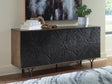 Lavinmont Multi Brown Accent Cabinet by ASHLEY FURNITURE at Eve Furniture