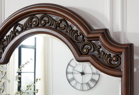 Lavinton Brown Bedroom Mirror by Ashley at Eve Furniture