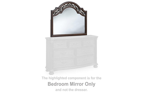 Lavinton Brown Bedroom Mirror by Ashley at Eve Furniture