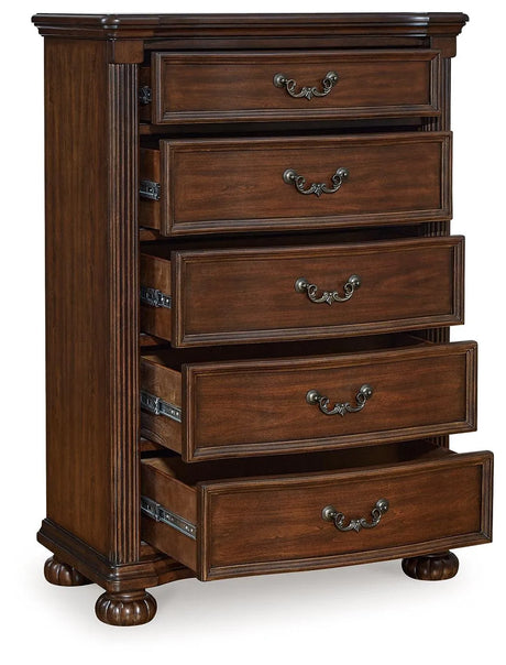 Lavinton Brown Chest of Drawers by Ashley at Eve Furniture