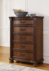 Lavinton Brown Chest of Drawers by Ashley at Eve Furniture