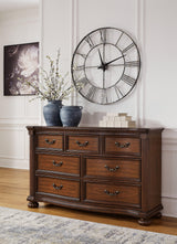 Lavinton Brown Dresser by Ashley at Eve Furniture