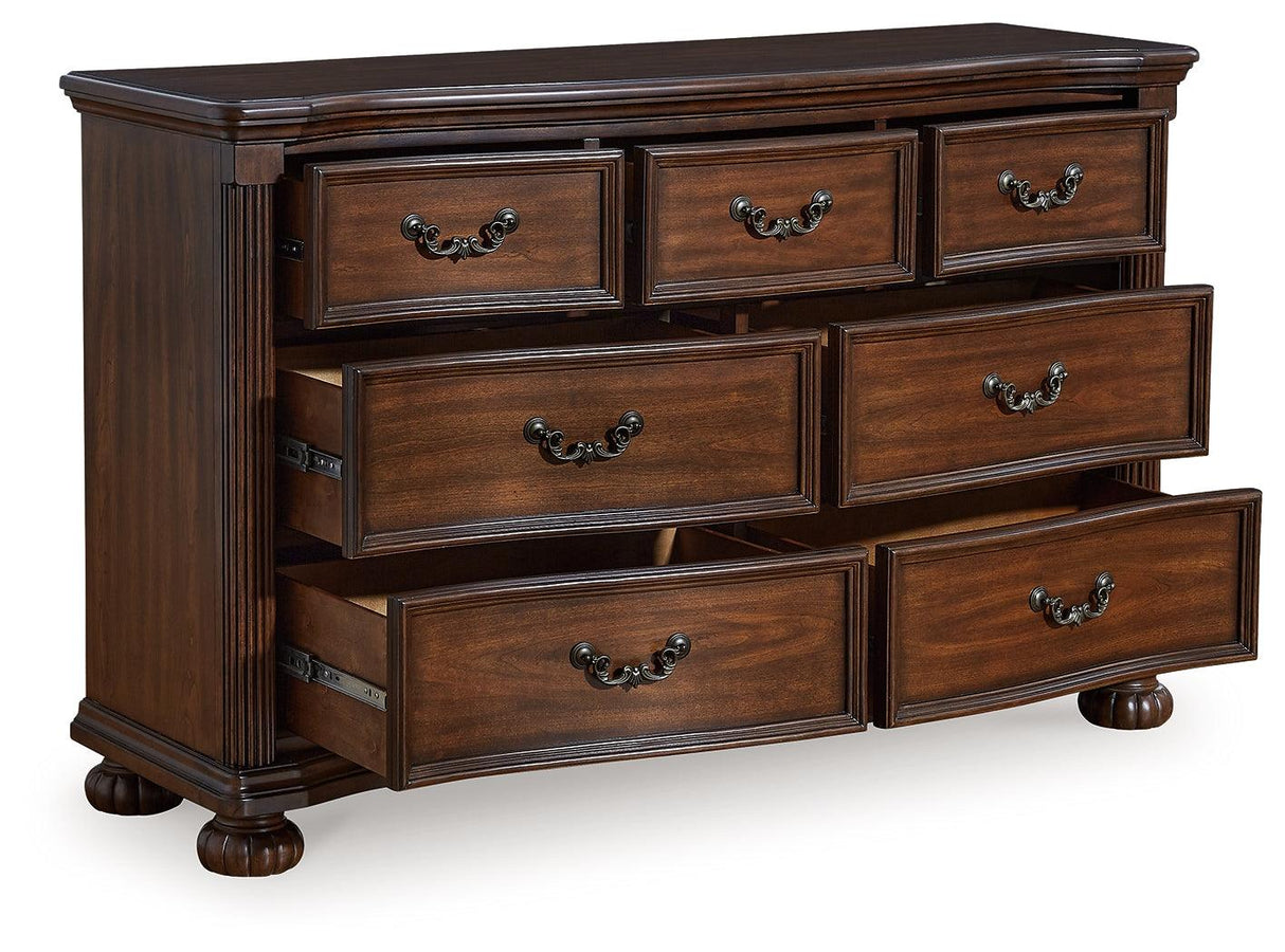 Lavinton Brown Dresser by Ashley at Eve Furniture