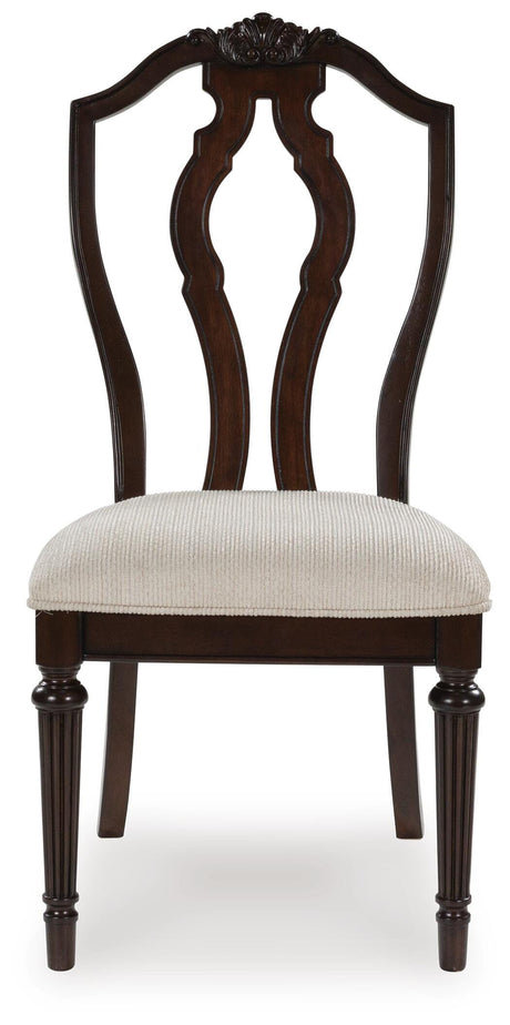 Lavinton Brown Extension Dining Table and 4 Chairs by Ashley at Eve Furniture