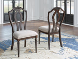 Lavinton Brown Extension Dining Table and 4 Chairs by Ashley at Eve Furniture