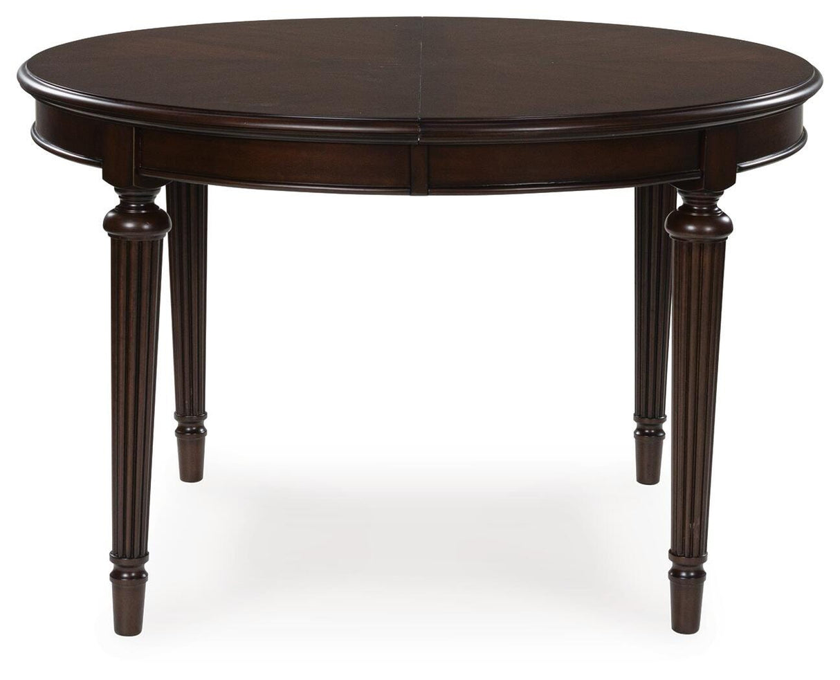 Lavinton Brown Extension Dining Table and 6 Chairs by Ashley at Eve Furniture