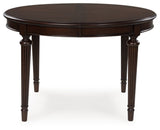Lavinton Brown Extension Dining Table and 6 Chairs by Ashley at Eve Furniture